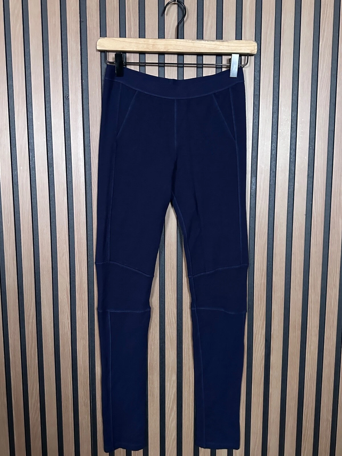 Maison Margiela Base Layer Pants OS Womens Blue Stretch Pull On