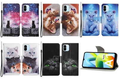 Hülle für Xiaomi Redmi 13c 12c A1 A2Note 11 Samsung A23 Book Handy Tasche  MKL-1