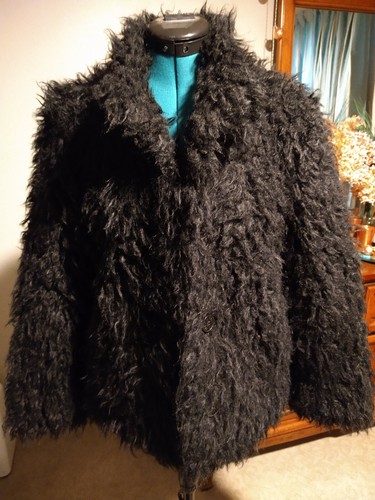 Zadig \u0026 Voltaire Faux Fur Jacket Black 