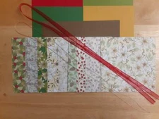 Stampin Up! POINSETTIA PLACE 6 X 6" Designer Card Kit Scrapbooking CHRISTMAS