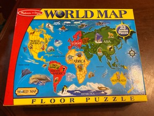 melissa and doug world map