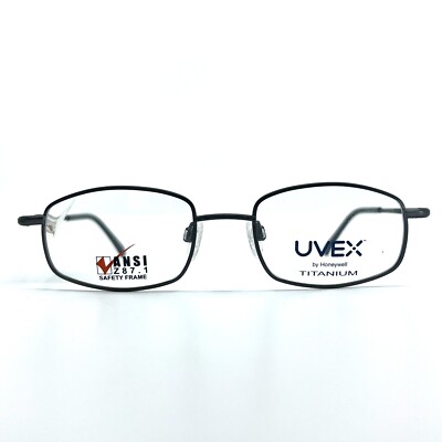 Uvex by Honeywell EXT 9 Safety Eyeglasses Frames Gray Rectangular 51-20-145