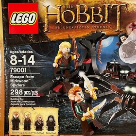 Lego 79001 * BOX ONLY * HOBBIT Escape Mirkwood Spiders (no figs or manual)