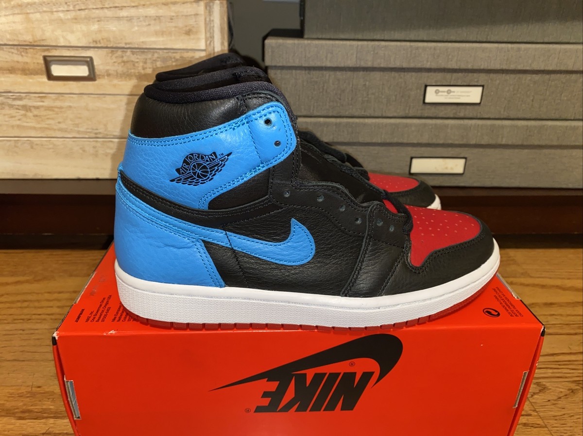 Nike Air Jordan 1 High NC To Chi size 9.5m/11w CD0461-046 OG I Retro UNC Air Jordan 1 High OG UNC to Chicago Womens | CD0461-046 | Laced main image 4