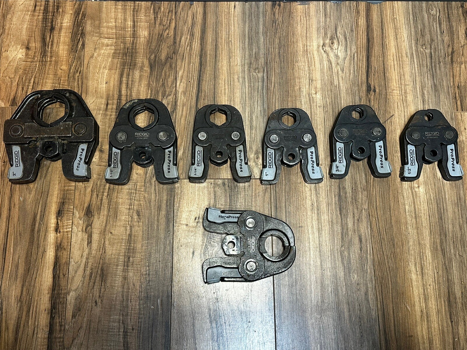 Ridgid Propress Press Tool Jaws 1/2” 2” With 1’ Megapress Milwaukee