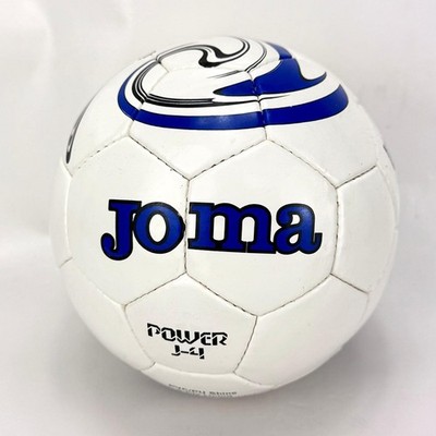 Joma Power J-4 Futsal Indoor Soccer Ball Size 4 White Blue Taiwan Butyl bladder
