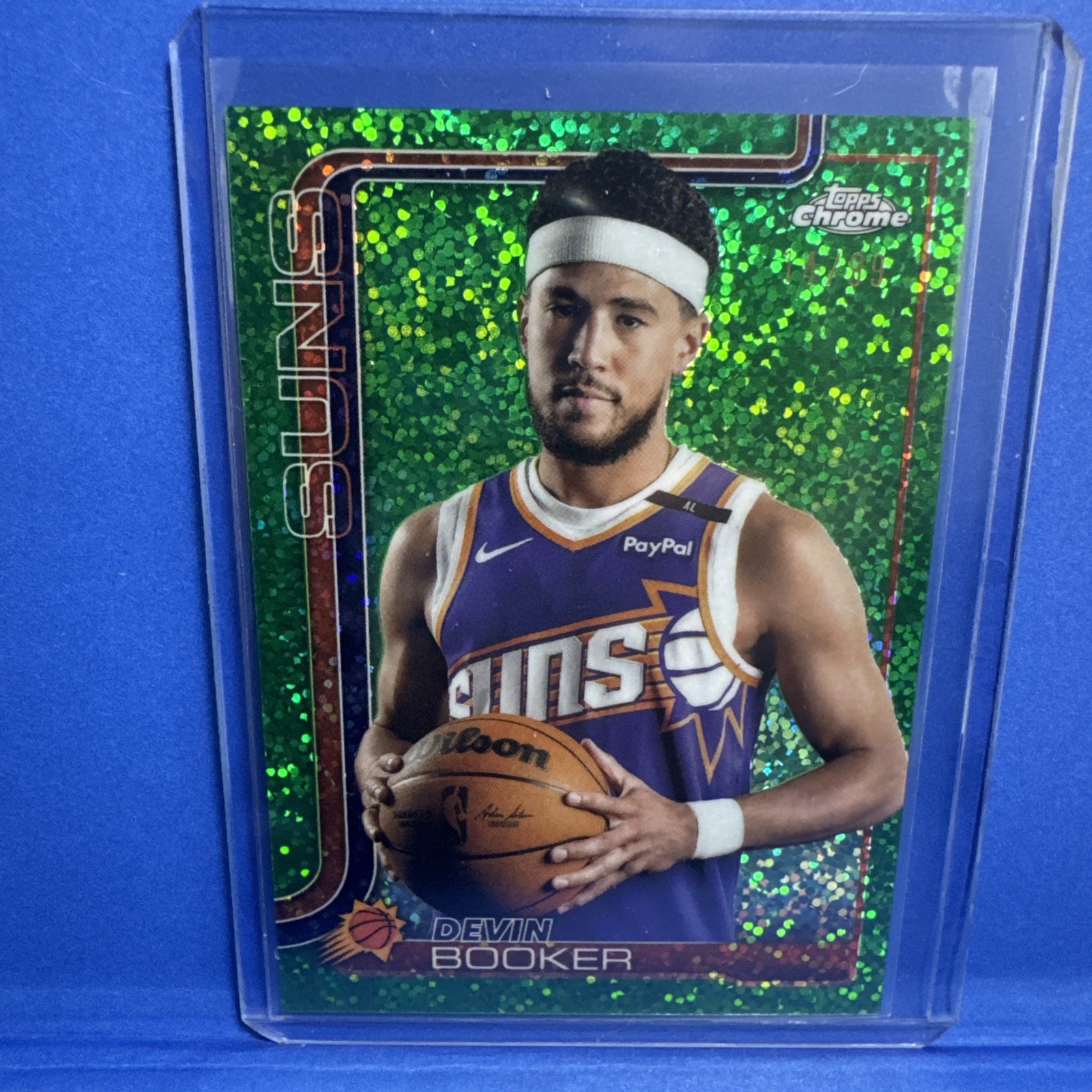 2025-26 Topps Chrome Basketball Devin Booker IMAGE VARIATION SSP Green /99 🔥🔥