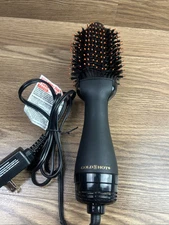 MINT Gold N Hot Professional Black Hair Dryer Ionic Volumizer Brush Styler GH141