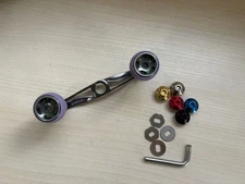 DRT VARIAL Handle 95 Gunmetal Reel Handle for Shimano Daiwa Ab B1 Type