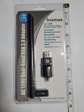 Inamax USB WiFi Adapter AC 1200 Dual-Band USB 3.0 Wireless Network WiFi New