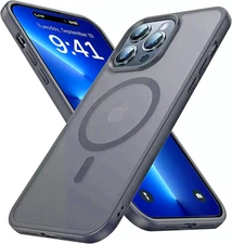 For iPhone 13 Pro MagSafe Shockproof Cover Frost Case