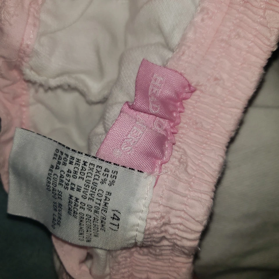 KIDS HEADQUARTERS Girls Size 4T Pants Floral Lace Elastic Waist Pockets White - Image 4 of 4