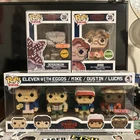 Funko Pop! Stranger Things 8-Bit Lot - Eleven w/ Eggos 4-Pack/ Demo CHASE/ Barb