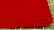 Red Fleece Fabric 2.2 yards 80 inches x 60" wide