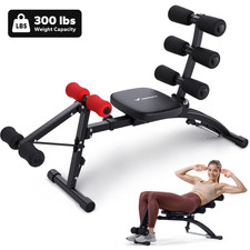 MERACH Multi-Functional Adjustable Ab Trainer Machine Workout Bench for Home Gym