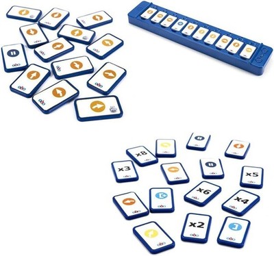 TTS Blue-Bot Tactile Code Reader + Tactile Extension Pack & Standard Tile Pack