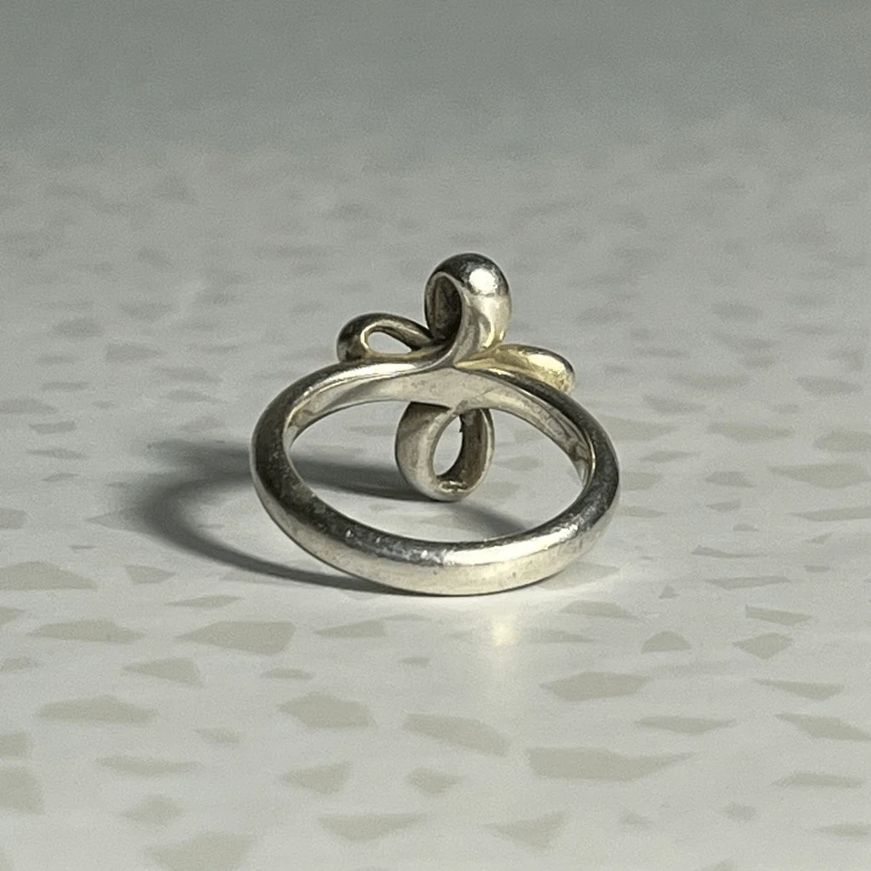 James Avery Eternal Ribbon Cross Ring Size 6.5 925 Sterling Silver - Image 4 of 4