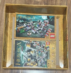 LEGO Games 3860 Heroica CASTLE FORTAAN GAME 100% Complete (box, manuals, rules)