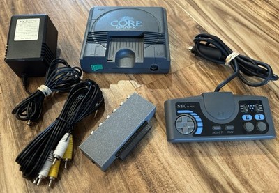NEC PC Engine CoreGrafx Console Bundle Recap Japan Import US Seller