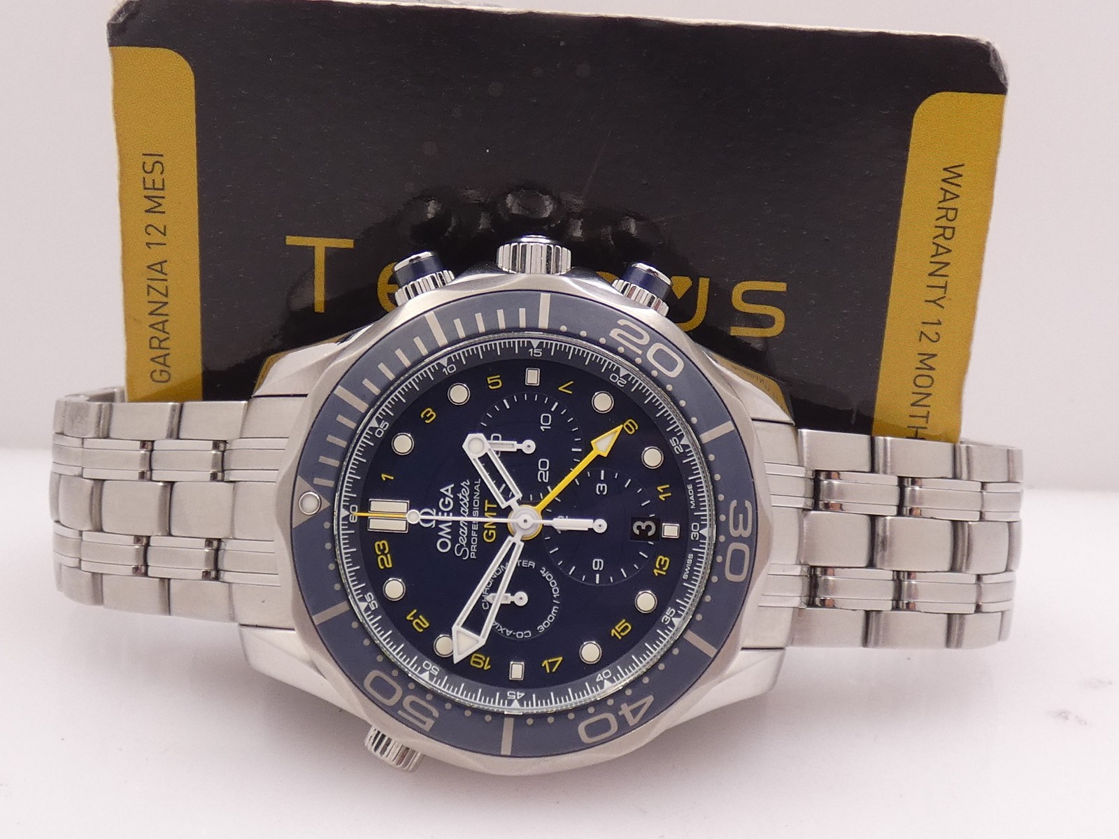 CHRONO OMEGA SEAMASTER GMT DIVER CO-AXIAL