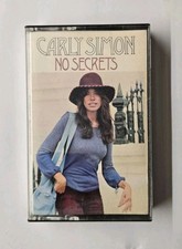 No Secrets Carly Simon Cassette, 1972 