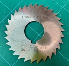 TRUBOR HSS SLITTING SLOTTING SAW 3" X 3/32 X 30T 1" BORE WITH KEYWAY (DEAL)