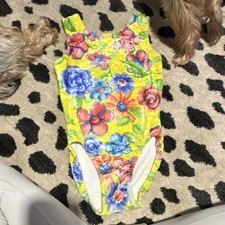 GK Elite Girls Dance Leotard Sleeveless Multi-Color Size S Ballet Gymnastics