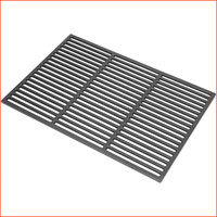 Grillrost Gusseisen Emailliert 60X40 Cm BBQ Gasgrill Holzkohlegrill GrillzubehöR
