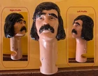 Custom Moustache replacement head for replacement Marx Johnny West repair J