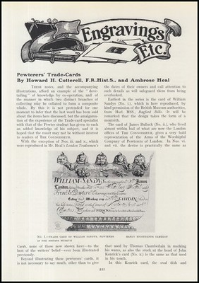 WILLIAM SANDY : JAMES BULLOCK ; THOMAS SCATTERGOOD ; E. CARPENTER, RICHARD KING,