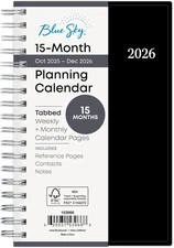 Blue Sky 2026 15-Month Weekly and Monthly 3.625 x 6.125, Enterprise- 2026 
