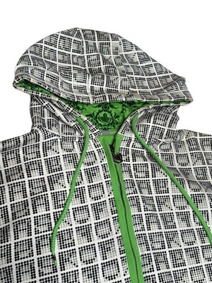 Vintage Y2K Fyaskö Japanese Streetwear Full Zip Hoodie Size L