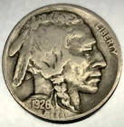 1926 -D Buffalo Nickel VG Very Good Condition 5 Cent US Coin - 4385