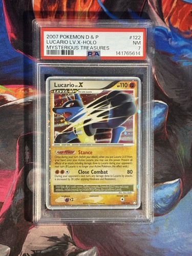 Lucario LV.X graded PSA 7 for sale on eBay