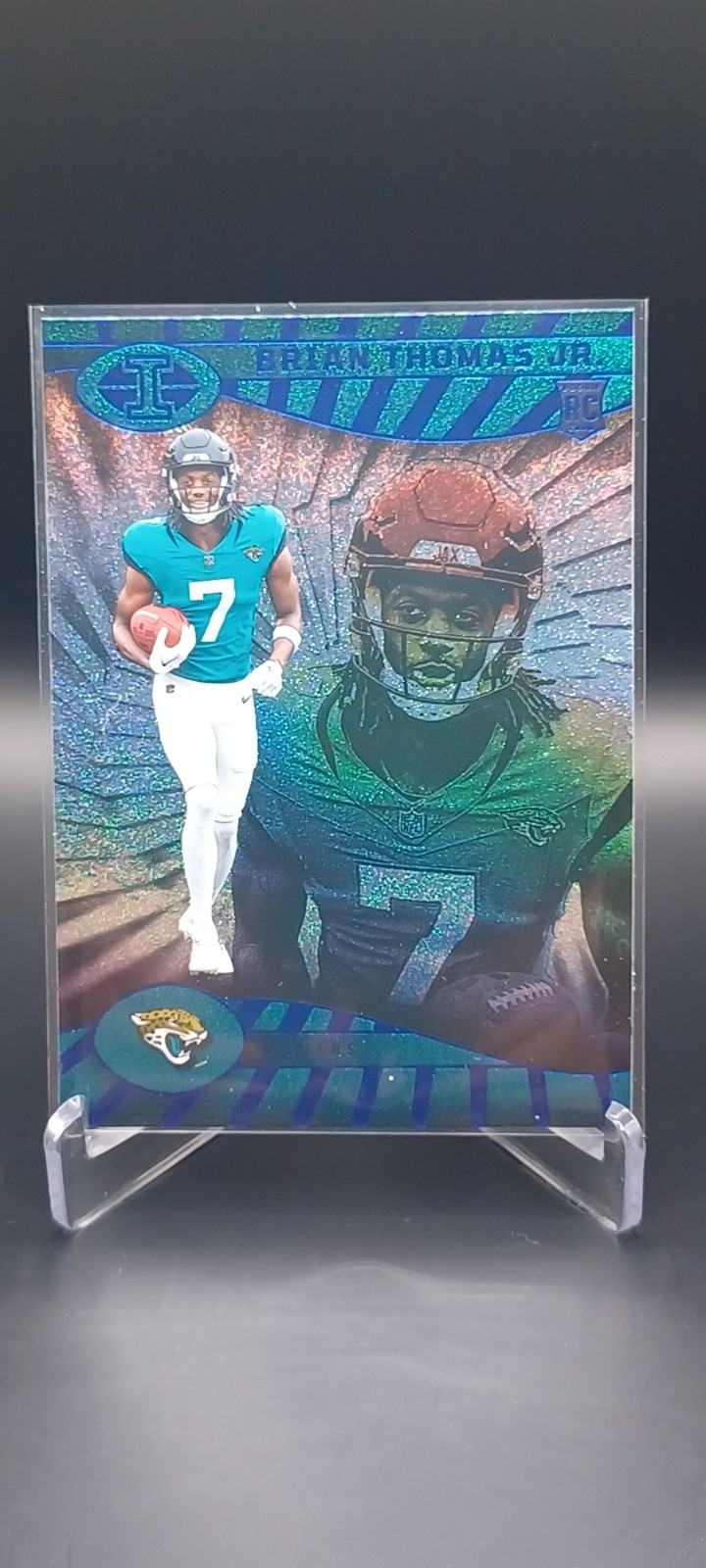 🔥Brian Thomas Jr. (RC)🔥Stardust Dots Parallel🔥2024 Panini Illusions #41