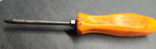 Snap-on Orange Hard Handle 8-14 Overall Length Flat Tip Screwdriver Sdd4