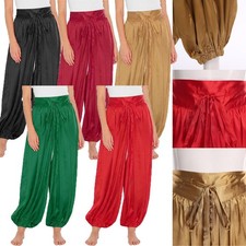 Women Trousers Costume Pants Gypsy Belly Dance Casual Loose Festival Dancing