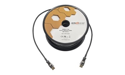 BZBGEAR 4K UHD HDMI 2.0 18Gbps Active Optical Cable - 50m/164ft