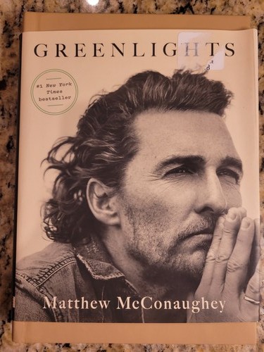 Greenlights by Matthew McConaughey #1 NYT Bestseller Hardcover First Edition