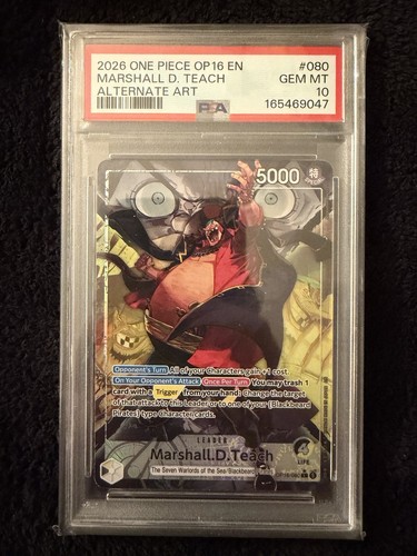 Marshall.D.Teach (Alternate Art) graded PSA 10 for sale on eBay
