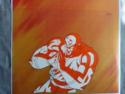 Dragon Ball Z Animation Cel Anime Cel Tien Shinhan Tri-beam Vs Cell A2 Rare