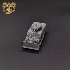 3D Printed 1/144 U.S. M4A2 Sherman Engineering Tank Unpainted Model