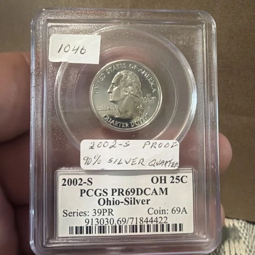 2002-S 50 State Quarters Ohio Proof — photo from another recent sale
