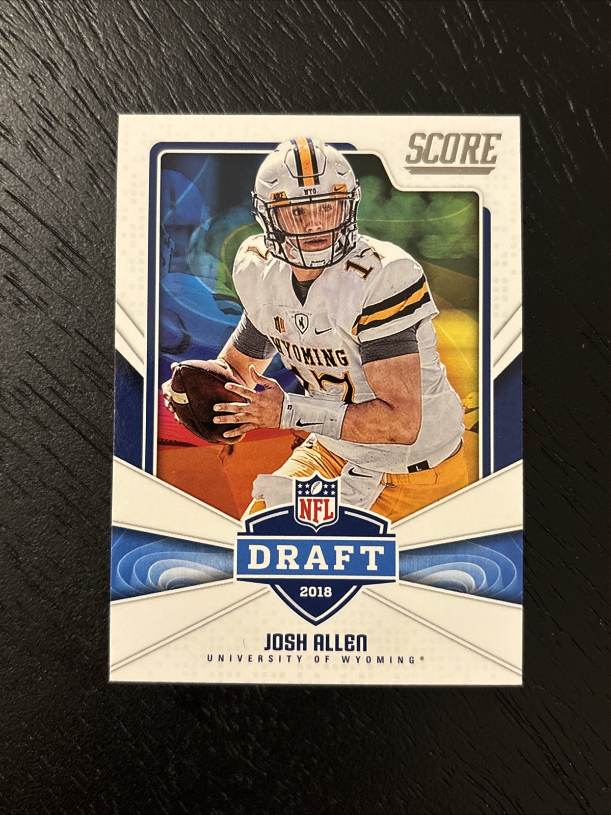 Josh Allen 2018 Score NFL Draft Shield Rookie Card #5