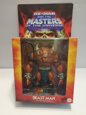 Masters of the Universe Cartoon Collection Beast Man Figure Mattel New