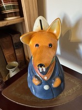 Vintage 1972 Peter Firmin and Ivan Owen Basil Brush Ceramic Money Box