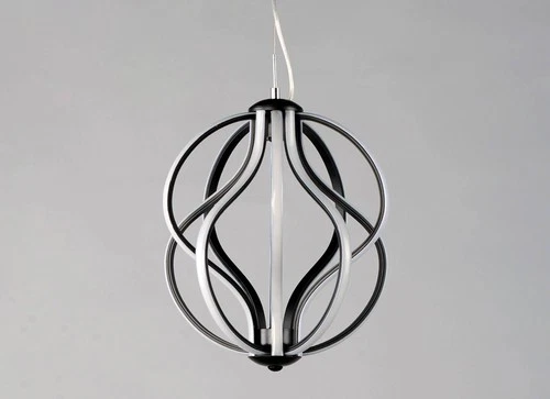ET2 Aura 12" Wide Black Orb LED Mini Pendant - Picture 3 of 4