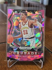 2020 Panini Prizm Draft Picks Tyrese Halliburton Crusade Pink Cracked Ice RC #90