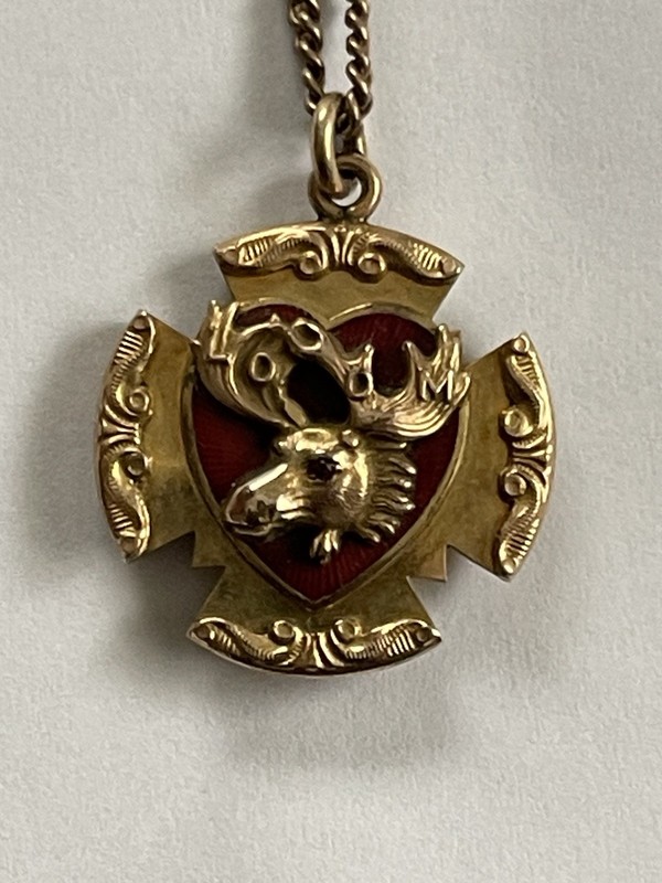 Vintage Loyal Order Of Moose Pendant