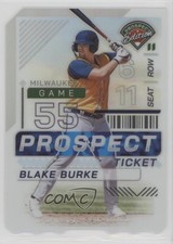 2024 Panini Prospect Edition Ticket Stub Holo Prizm 27/55 Blake Burke #18 1b3